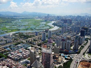 Shenzhen CBD and river