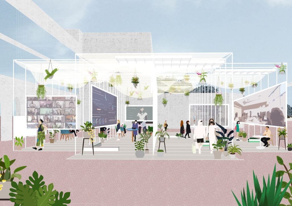 Exhibition Excitement for Team of Young RMJM Designers