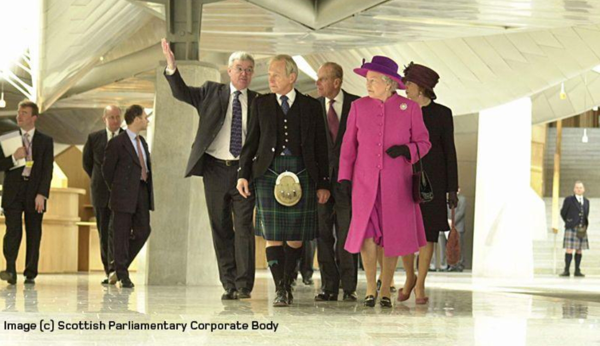 Queen Elizabeth II has opened several RMJM buildings over her 70-year reign.