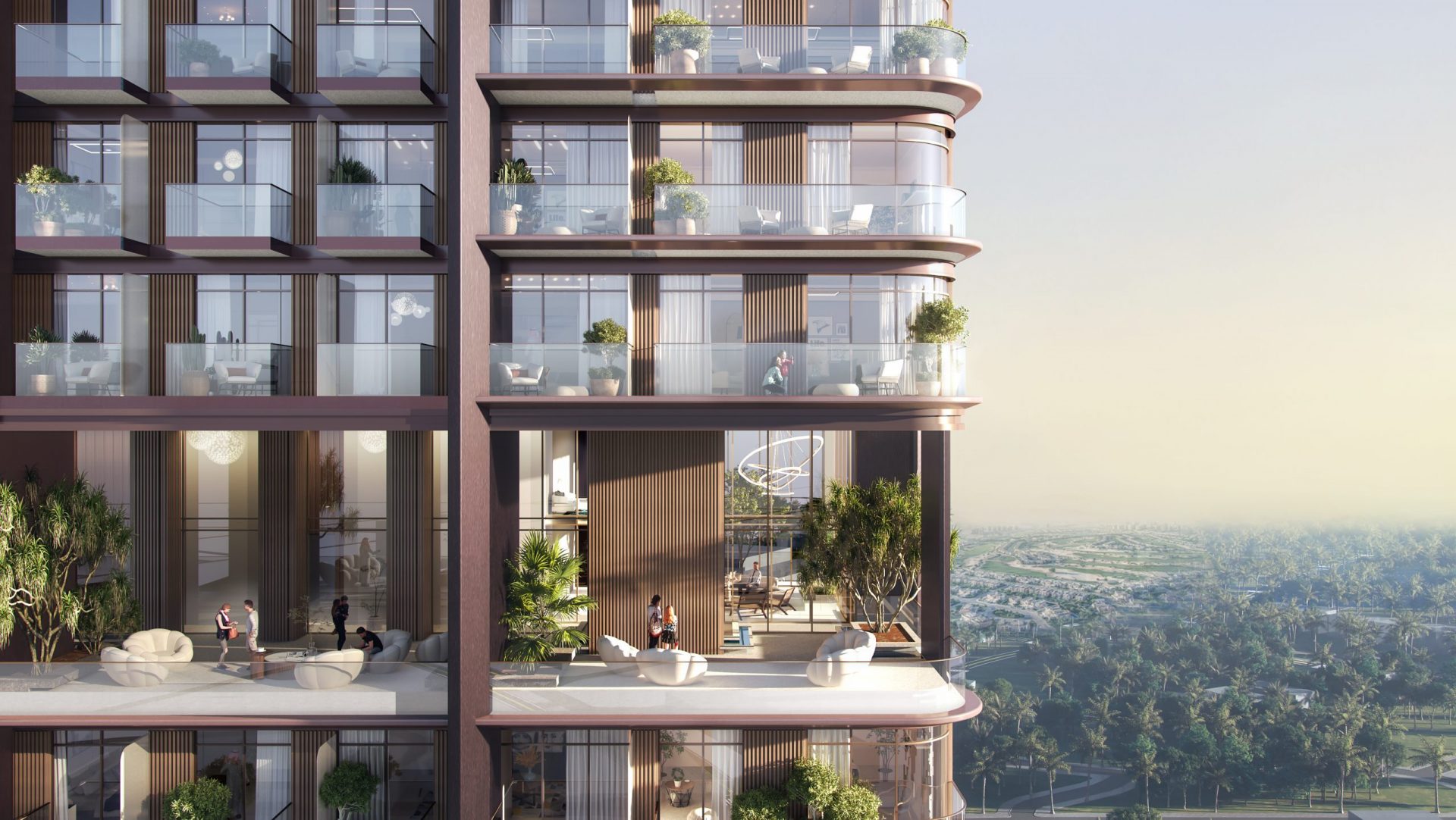 Working closely with Imitaz Developments, RMJM Dubai designed a contemporary residential tower.