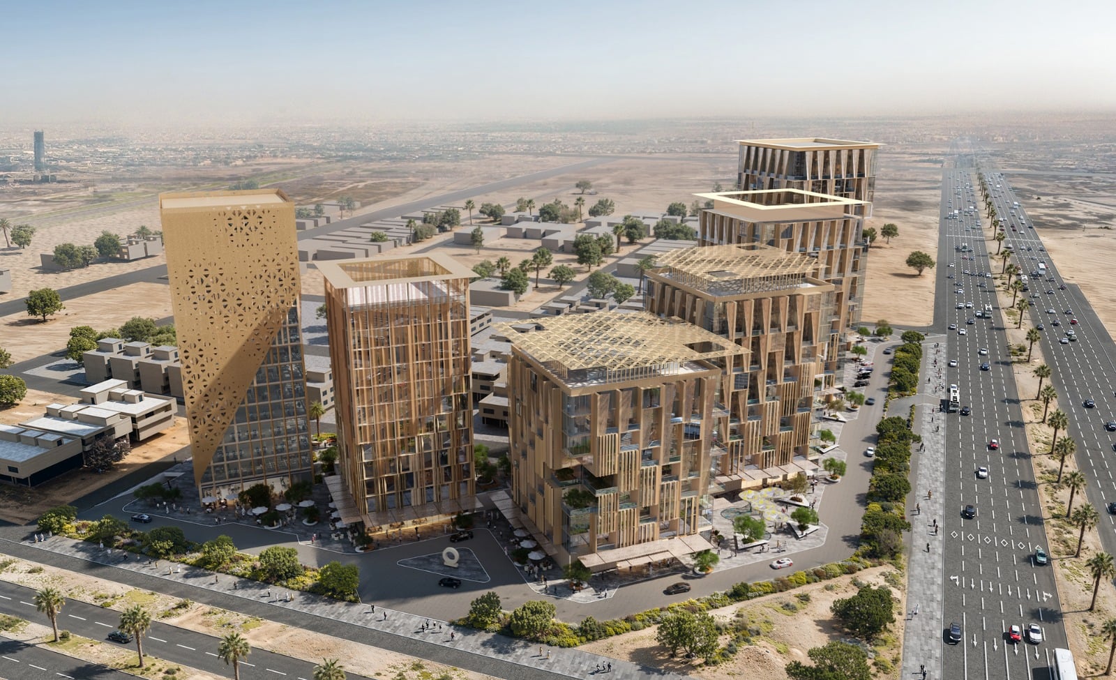 RMJM Presents Mixed-Use Development in Al Qairawan, Riyadh