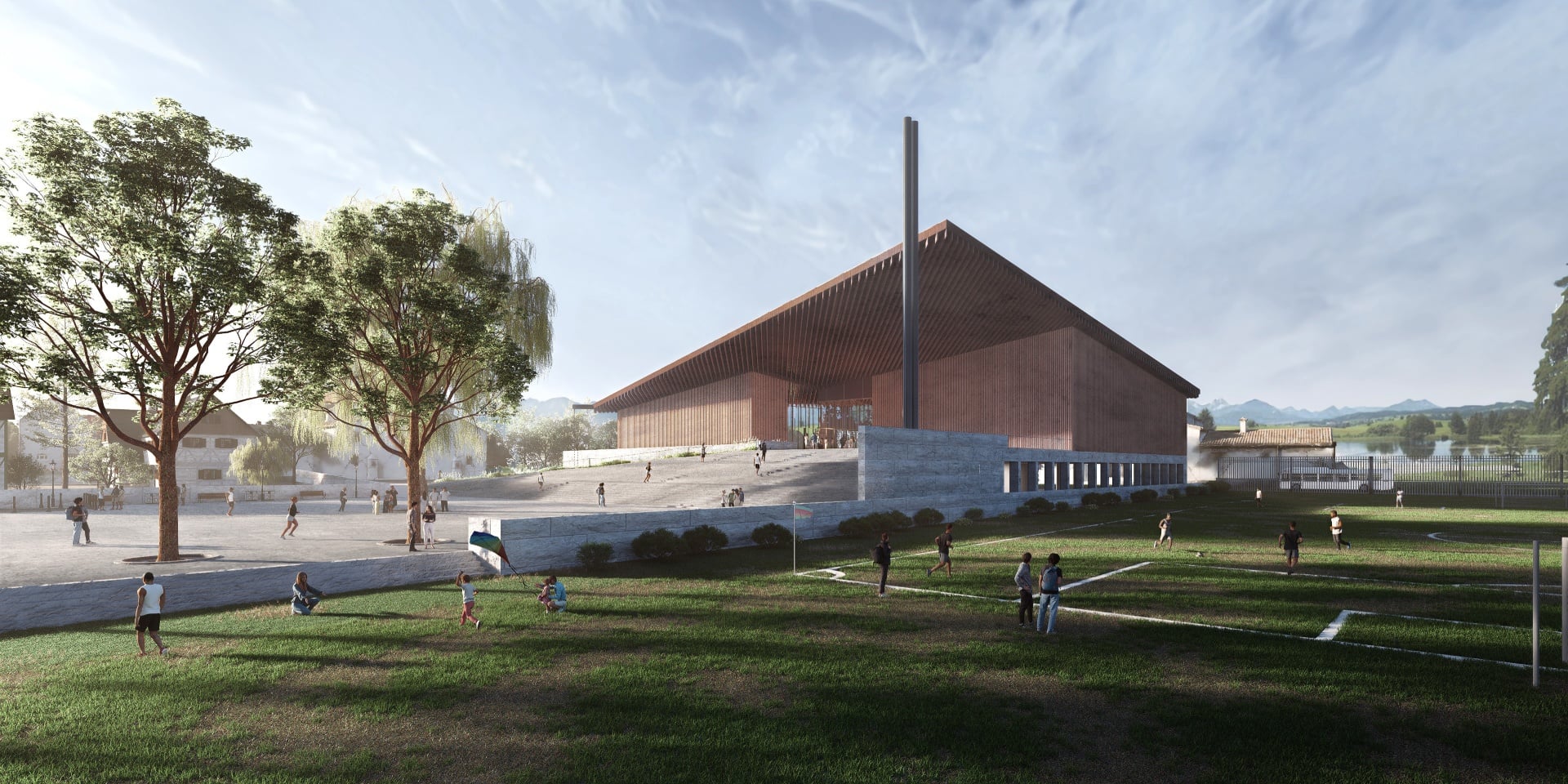 RMJM Mantova Unveils Competition Proposal for Gingins Sports Complex